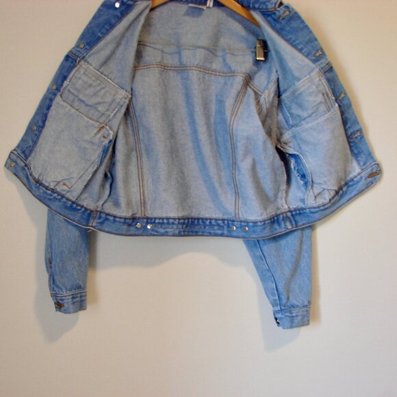 Vintage 80s 90s L.A. Blues Denim Jean Jacket Size Large - Picture 14 of 14